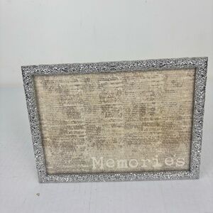 Dwell Studio silver framed 5” by 7”-NWOT